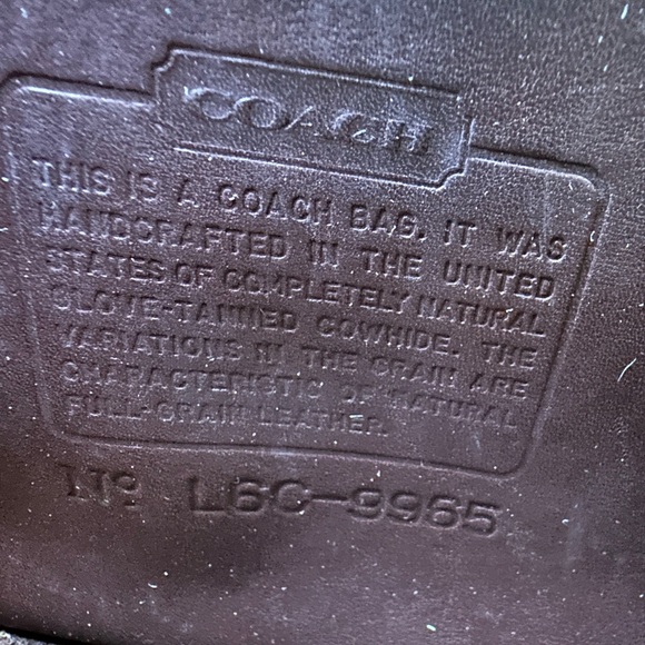 Vintage Coach Bag Legacy Small Flap 9965 Mahogany - Picture 10 of 10